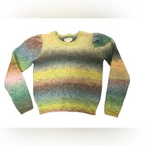 Y2K Jessica Simpson multi coloured knitted sweater